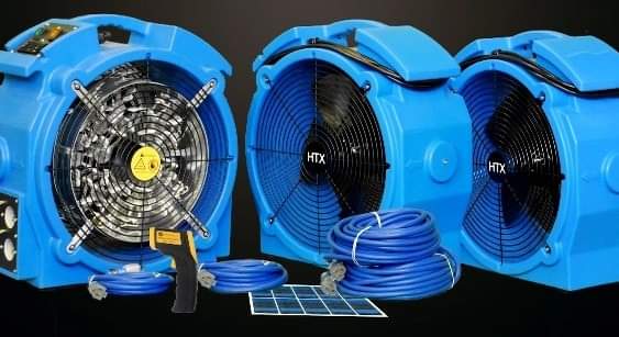 Professional bed bug heater and air mover rental system